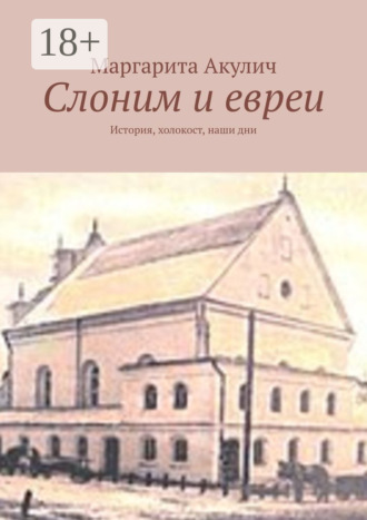 Обложка книги «Слоним и евреи. История, холокост, наши дни»