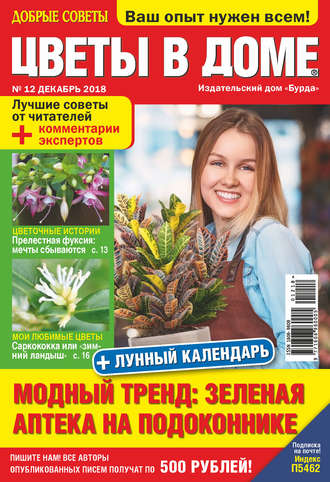 Обложка книги «Добрые советы. Цветы в доме. №12/2018»