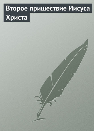 Обложка книги «Второе пришествие Иисуса Христа»