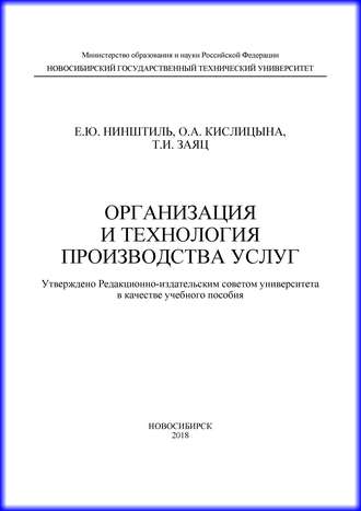 О. А. Кислицына. Организация и технология производства услуг