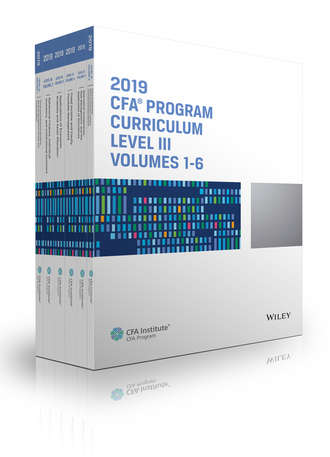 CFA Institute. CFA Program Curriculum 2019 Level III Volumes 1-6 Box Set