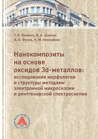 Обложка книги «Нанокомпозиты на основе оксидов 3d-металлов. Исследования морфологии и структуры методами электронной микроскопии и рентгеновской спектроскопии»