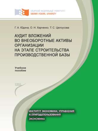 Обложка книги «Аудит вложений во внеоборотные активы организации на этапе строительства производственной базы»