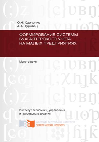 Анна Александровна Туровец. Формирование системы бухгалтерского учета на малых предприятиях