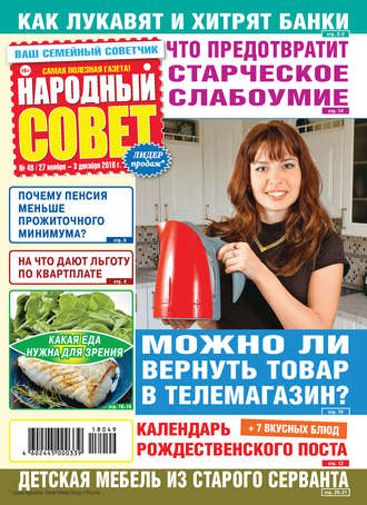 Обложка книги «Народный совет №49/2018»