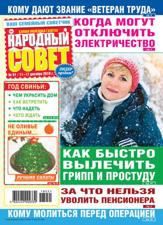 Обложка книги «Народный совет №51/2018»