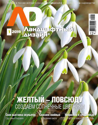 Обложка книги «Ландшафтный дизайн №01/2019»