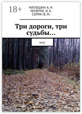Обложка книги «Три дороги, три судьбы… МЧС»