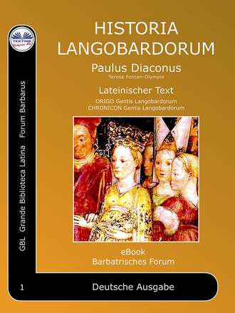 Обложка книги «Historia Langobardorum»