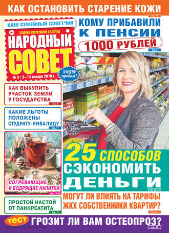 Обложка книги «Народный совет №03/2019»