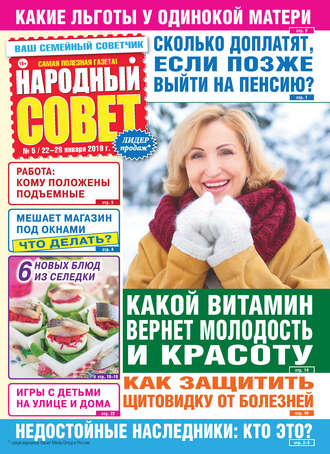 Обложка книги «Народный совет №05/2019»