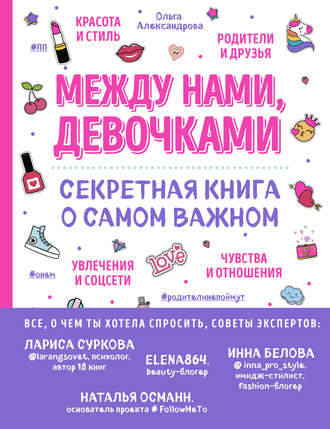 Обложка книги «Между нами, девочками. Секретная книга о самом важном»