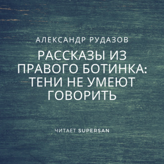 Обложка книги «Тени не умеют говорить»