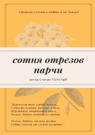 Степан Толстый. Сотня отрезов парчи. Сборник стихов о любви и не только