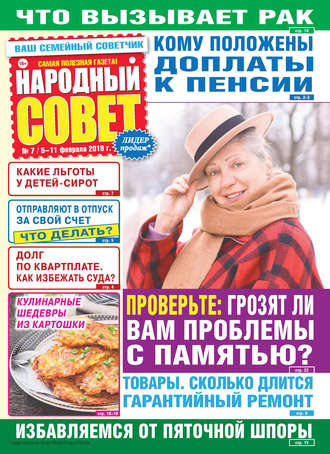 Обложка книги «Народный совет №07/2019»