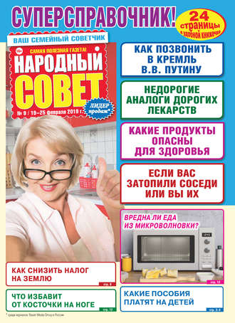 Обложка книги «Народный совет №09/2019»
