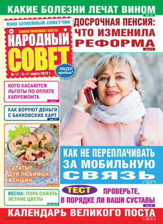 Обложка книги «Народный совет №11/2019»