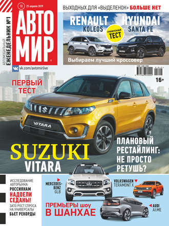 Обложка книги «АвтоМир №18/2019»