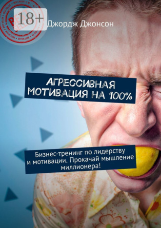 Обложка книги «Агрессивная мотивация на 100%. Бизнес-тренинг по лидерству и мотивации. Прокачай мышление миллионера!»