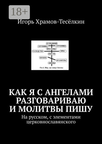 Обложка книги «Как я с ангелами разговариваю и молитвы пишу. На русском, с элементами церковнославянского»