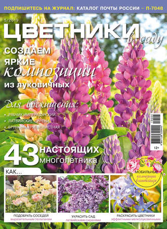 Обложка книги «Цветники в саду №05/2019»