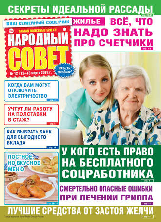 Обложка книги «Народный совет №12/2019»