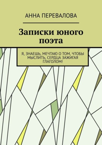 Обложка книги «Записки юного поэта»