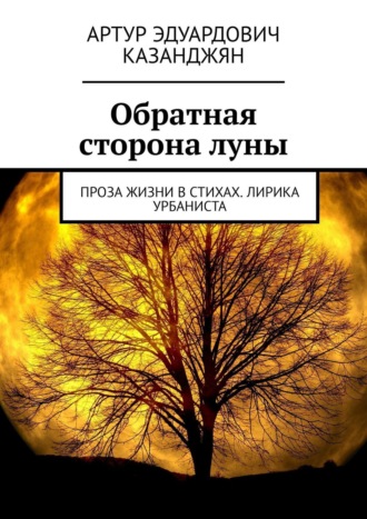 Обложка книги «Обратная сторона луны. Проза жизни в стихах. Лирика урбаниста»