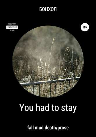 Обложка книги «You had to stay»