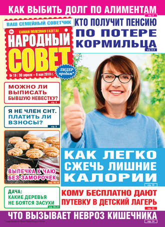 Обложка книги «Народный совет №19/2019»