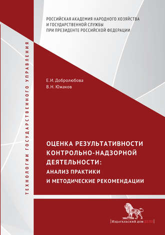 Е. И. Добролюбова. Оценка результативности контрольно-надзорной деятельности. Анализ практики и методические рекомендации