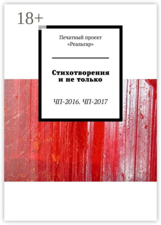 Обложка книги «Стихотворения и не только. ЧП-2016. ЧП-2017»