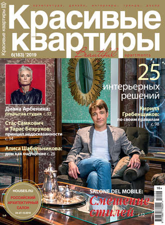 Обложка книги «Красивые квартиры №06/2019»