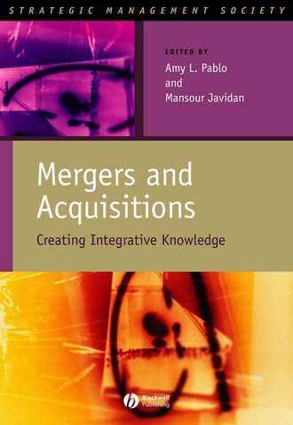 Mansour  Javidan. Mergers and Acquisitions