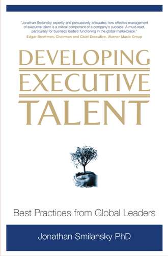 Jonathan Smilansky, PhD. Developing Executive Talent