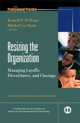 Mitchell Marks Lee. Resizing the Organization