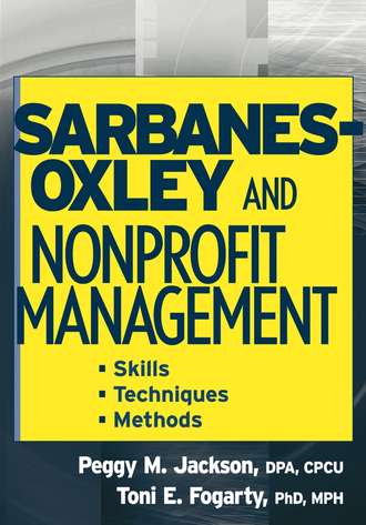 Peggy Jackson M.. Sarbanes-Oxley and Nonprofit Management