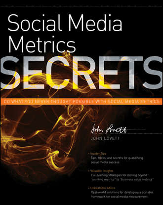 John  Lovett. Social Media Metrics Secrets