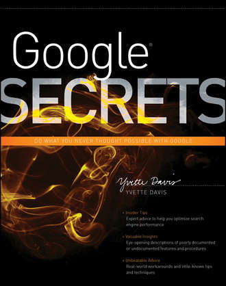 Yvette  Davis. Google Secrets