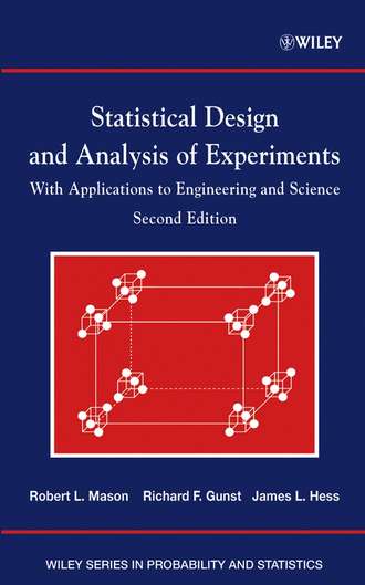 James Hess L.. Statistical Design and Analysis of Experiments