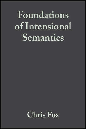 Shalom  Lappin. Foundations of Intensional Semantics