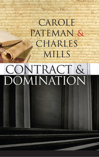 Carole  Pateman. The Contract and Domination