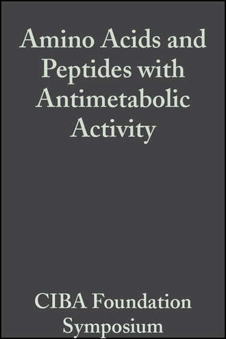 CIBA Foundation Symposium. Amino Acids and Peptides with Antimetabolic Activity