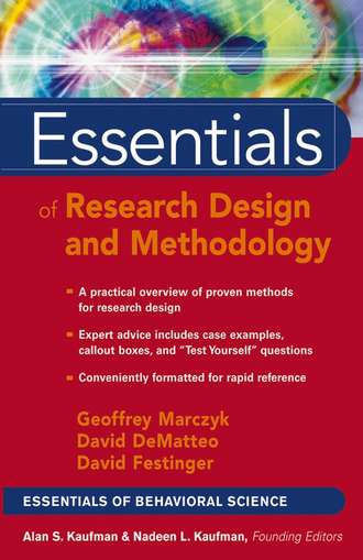 David  DeMatteo. Essentials of Research Design and Methodology