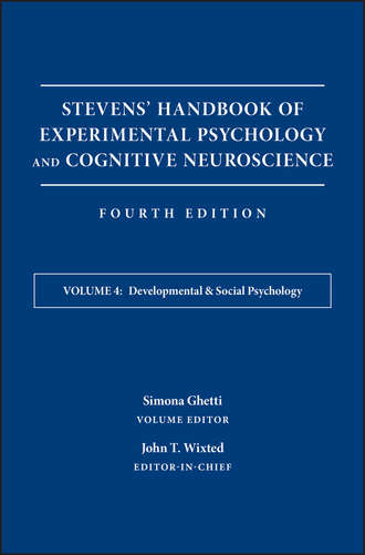 Simona  Ghetti. Stevens' Handbook of Experimental Psychology and Cognitive Neuroscience, Developmental and Social Psychology