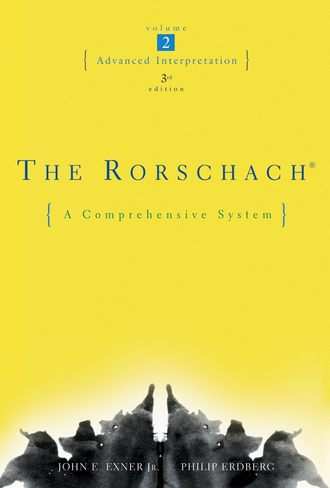 Philip  Erdberg. The Rorschach, Advanced Interpretation