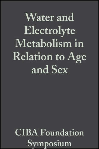 Maeve O'Connor. Water and Electrolyte Metabolism in Relation to Age and Sex, Volumr 4