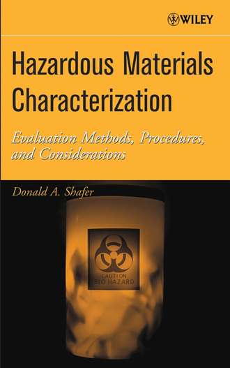 Donald Shafer A.. Hazardous Materials Characterization