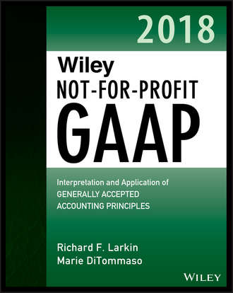 Marie  DiTommaso. Wiley Not-for-Profit GAAP 2018