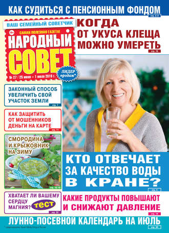 Обложка книги «Народный совет №27/2019»